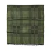 Aspinal Of London Silk Tartan Stole In Green
