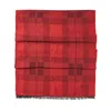 Aspinal Of London Silk Tartan Stole In Red