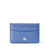 Aspinal Of London Slim Credit Card Holder In Blue