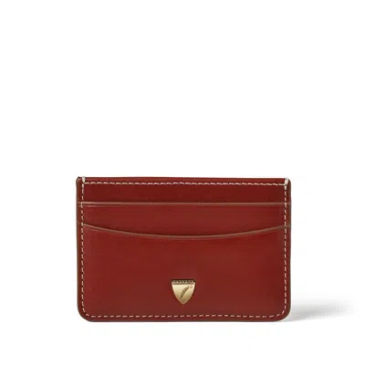 Aspinal Of London Slim Credit Card Holder In Brown