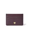 Aspinal Of London Slim Credit Card Holder In Brown