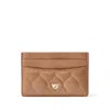 Aspinal Of London Slim Credit Card Holder In Brown