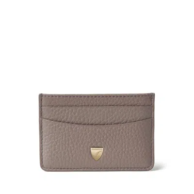 Aspinal Of London Slim Credit Card Holder In Purple