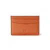 Aspinal Of London Slim Credit Card Holder In Orange