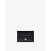 Aspinal Of London Womens Black Slim Leather Card Holder In Black
