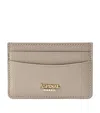 Aspinal Of London Womens Slim Leather Card Holder Taupe In Brown