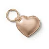 Aspinal Of London Small Heart Keyring In Gold