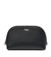 Aspinal Of London Small Leather Cosmetic Case In Black