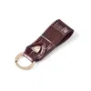 Aspinal Of London Small Leather Loop Keyring