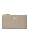 Aspinal Of London Small Leather Mayfair Purse In Neutral