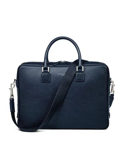 ASPINAL OF LONDON LEATHER MOUNT STREET BRIEFCASE BAG