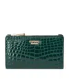 Aspinal Of London Small Mayfair Purse In Green