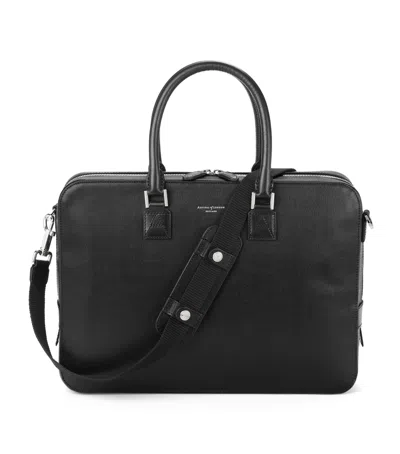 Aspinal Of London Small Mount Street Bag In Black