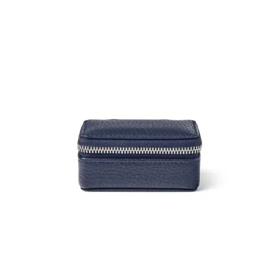 Aspinal Of London Small Travel Jewellery Case In Blue