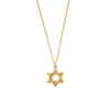 Aspinal Of London Star Of David Pendant Necklace In Gold