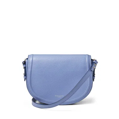 Aspinal Of London Stella Satchel Crossbody In Blue