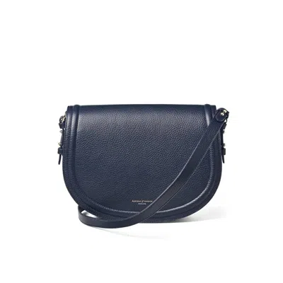 Aspinal Of London Stella Satchel Crossbody In Blue