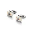 Aspinal Of London Sterling Silver & Enamel Rolls Royce Cufflinks