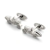Aspinal Of London Sterling Silver Classic Car Cufflinks In Metallic