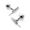Aspinal Of London Sterling Silver Cricket Bat & Ball Cufflinks In Silver