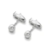 Aspinal Of London Sterling Silver Football & Boot Cufflinks