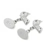 Aspinal Of London Sterling Silver Pheasant Cufflinks