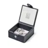 Aspinal Of London Stud Box In Black