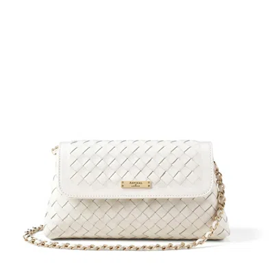 Aspinal Of London Sunrise Sunset Clutch Bag In White