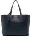 Aspinal Of London Leather Hudson Tote Bag In Blue