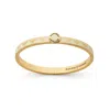 Aspinal Of London Thin Bee Bangle In Gold
