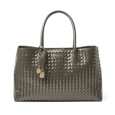 Aspinal Of London Tote In Green