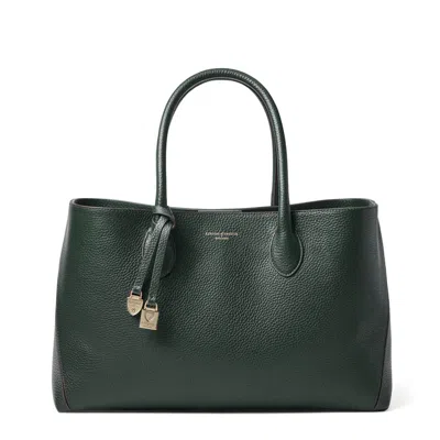 Aspinal Of London Tote In Green