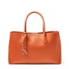 Aspinal Of London Tote In Orange