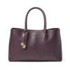Aspinal Of London Tote In Purple