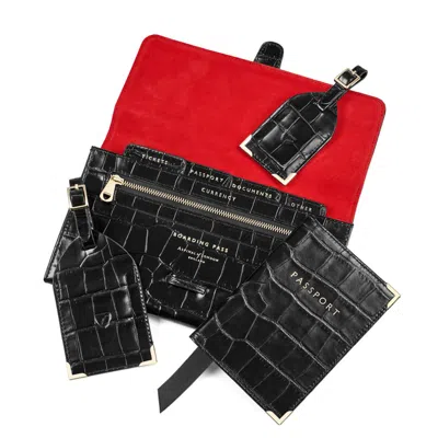 Aspinal Of London Travel Collection In Black