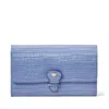 Aspinal Of London Travel Wallet In Blue