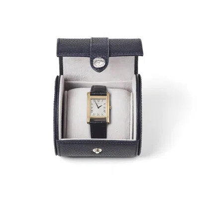 Aspinal Of London Travel Watch Roll In Blue