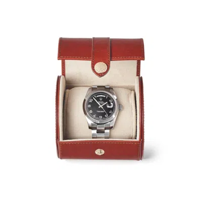 Aspinal Of London Travel Watch Roll In Metallic