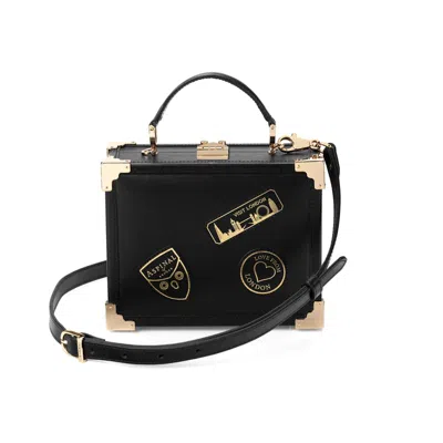 Aspinal Of London Trunk In Black