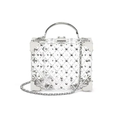 Aspinal Of London Trunk In Silver