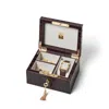 Aspinal Of London Watch & Cufflinks Box In Gold
