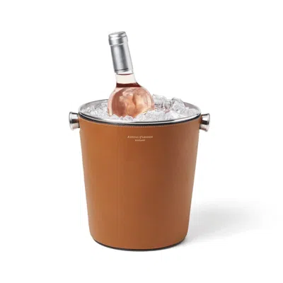 Aspinal Of London Wine Bucket In Brown