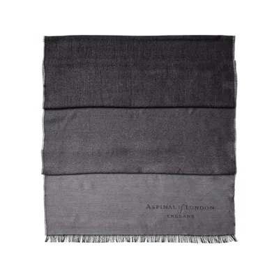 Aspinal Of London Women's Silk Stole In Black