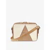Aspinal Of London Womens Camera Leather Cross-body Bag Taupe In Taupe