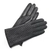 Aspinal Of London Women's Woven Leather Gloves