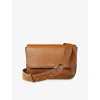 Aspinal Of London Womens Tan Ella Logo-print Grained-leather Cross-body Bag In Tan