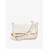 Aspinal Of London Womens Ivory Ella Grande Leather Cross-body Bag In Metallic