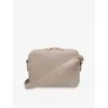 Aspinal Of London Womens Logo-plaque Leather Camera Bag Taupe In Brown