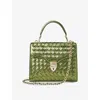 Aspinal Of London Womens  Mayfair Medium Leather Top-handle Bag In Green