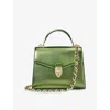 Aspinal Of London Midi Mayfair 2 Top-handle Bag In Green Metallic